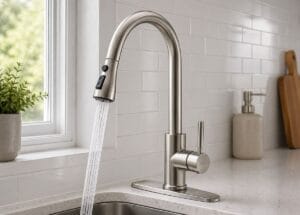 WEWE Single-Handle High Arc (A1001L) – Best Small Kitchen Faucet